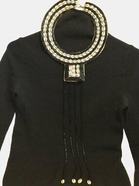 VINTAGE MAASAI NECKLACE COWRIE BEADED COLLAR NECKPIECE HANDMADE IN KENYA AFRICA